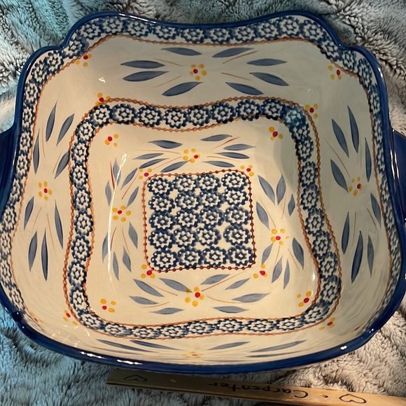 Temp-Tations (Temptations) ceramic nesting serving bowl set. Olde world pattern - Picture 9 of 10